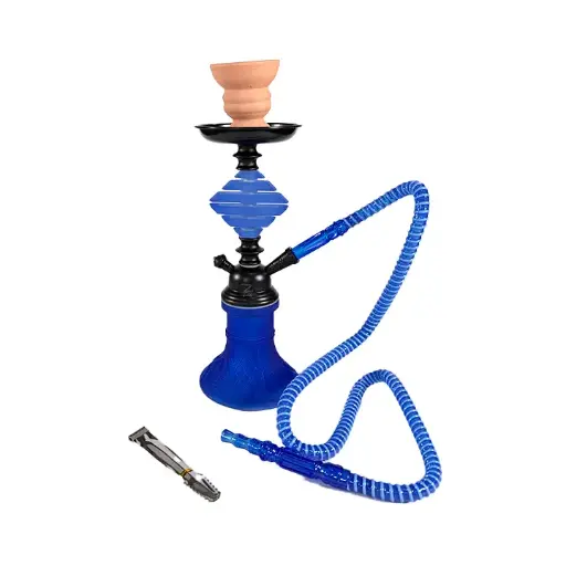 Zebra Hookah Henry-1 Manguera Azul