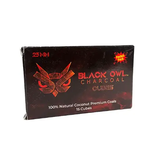 Black Owl Cubos de Carbón 15 Piezas